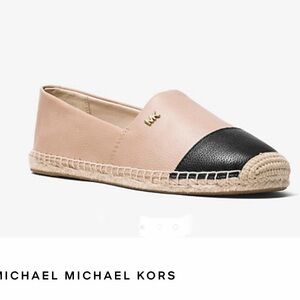 MICHAEL KORS Kendrick Leather Slip-On
Espadrille/ size:8/6,5